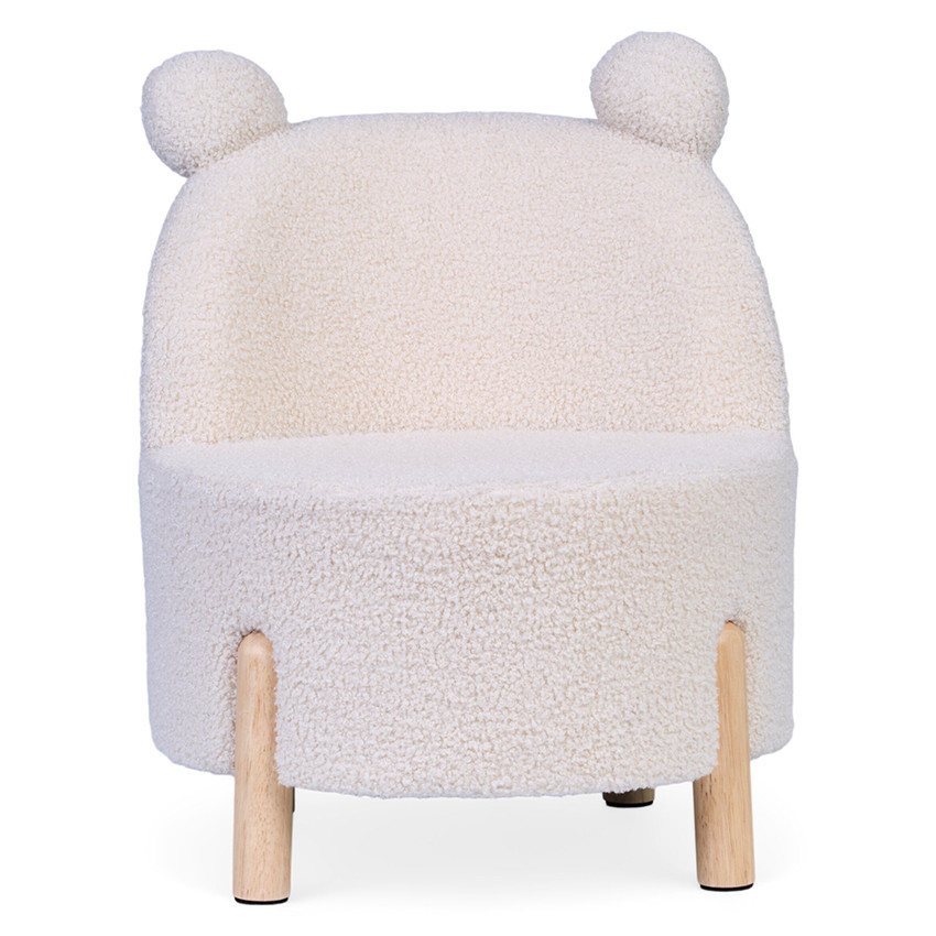 Silla infantil Teddy color crudo natural 18m+ 