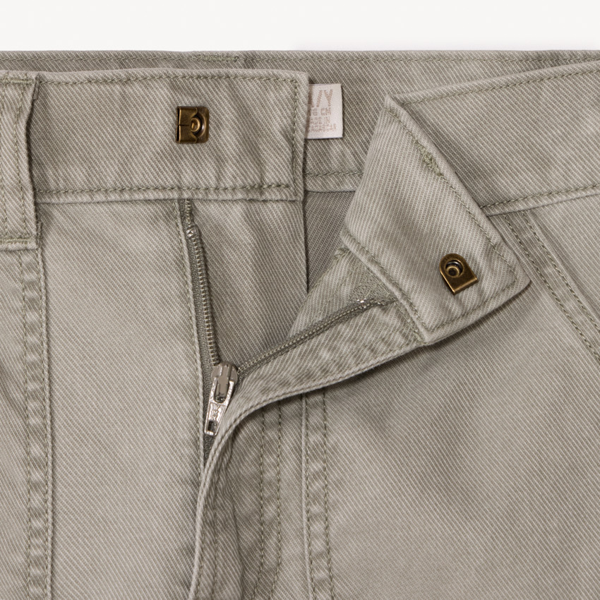 Pantalón recto de tela lisa para niño 