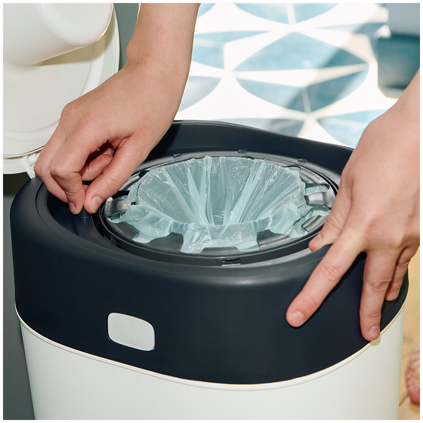 Contenedor pañales bebé Twist & Click blanco 