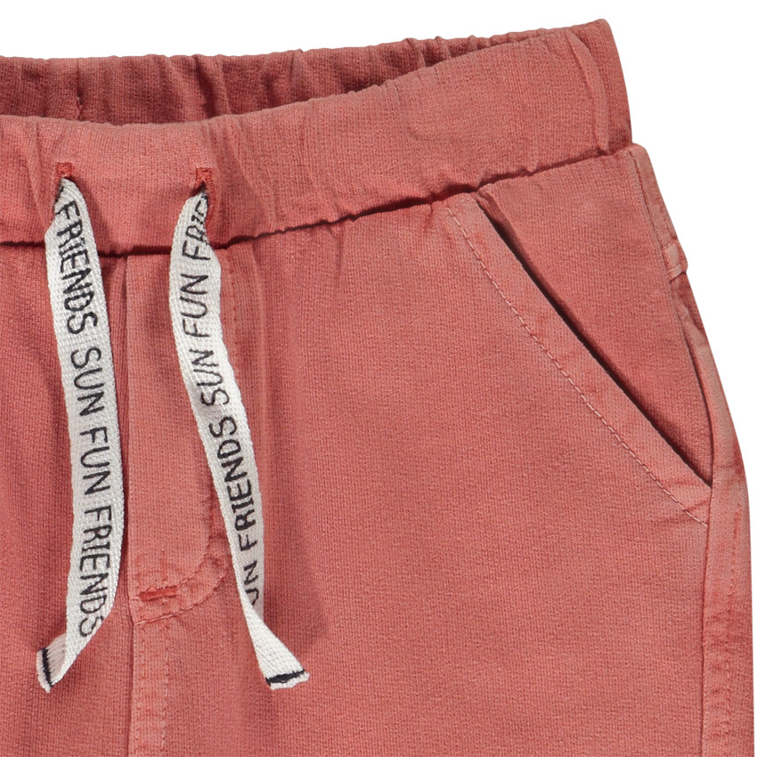 Bermudas de felpa lisa para bebé niño 