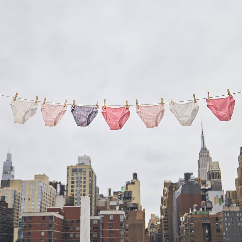 Pack de 7 braguitas de jersey para niña 