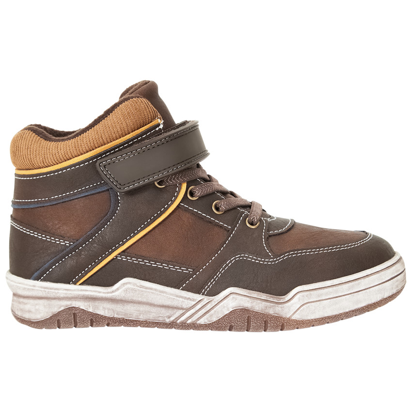 Botines con velcro y elásticos para niño 