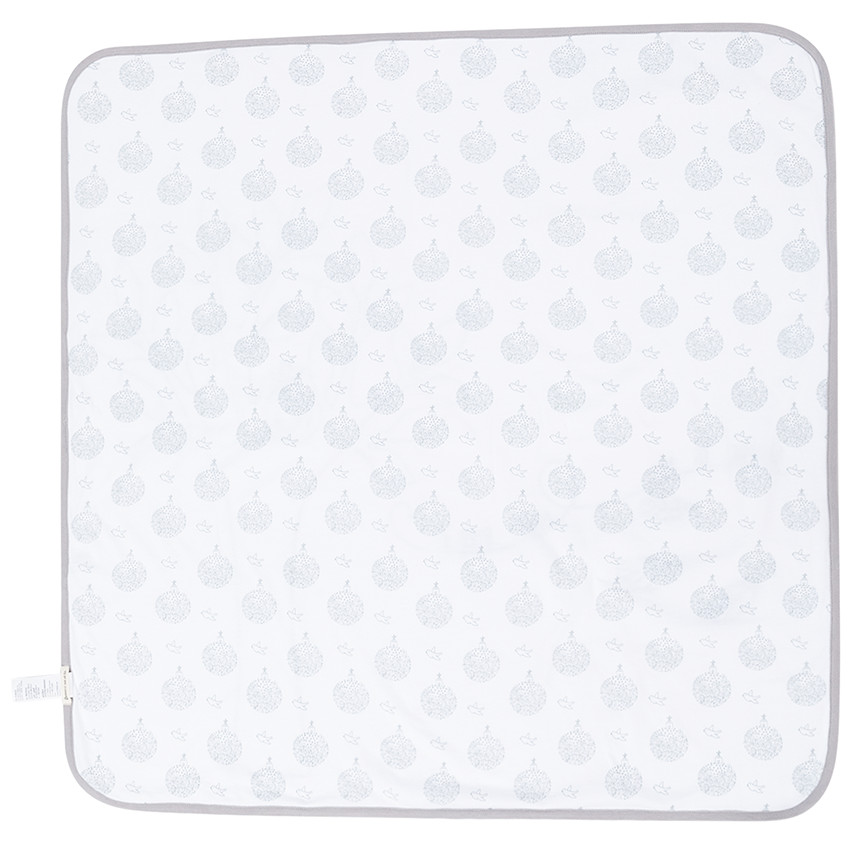 Cobertura de jersey y otomán 80x80 cm 