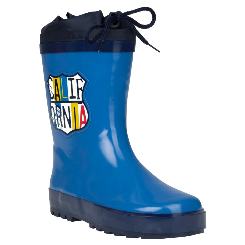 Botas de agua con estampado con cuello estanca 