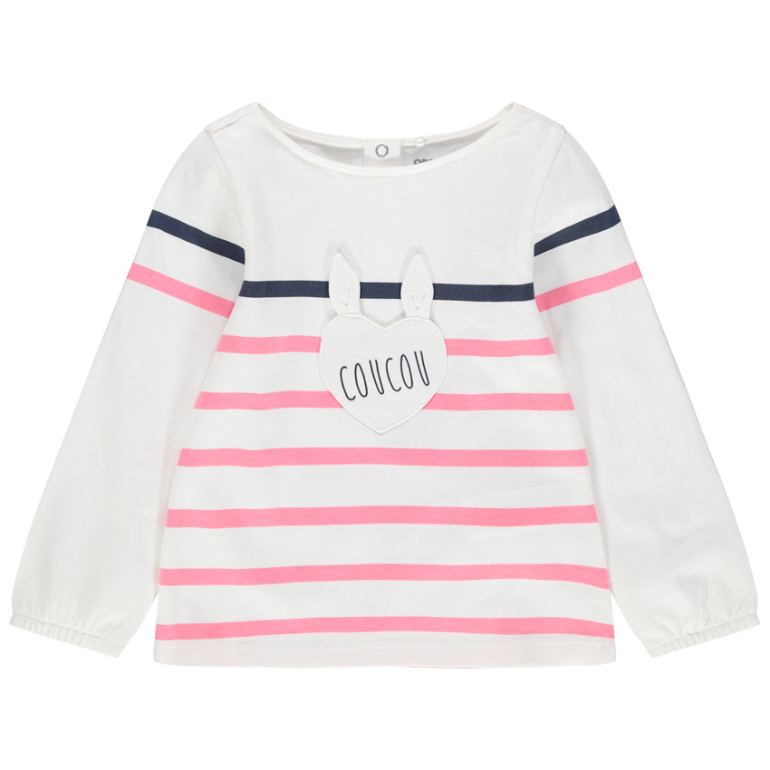 Marinera de algodón ecológico con abertura con botones a presión 