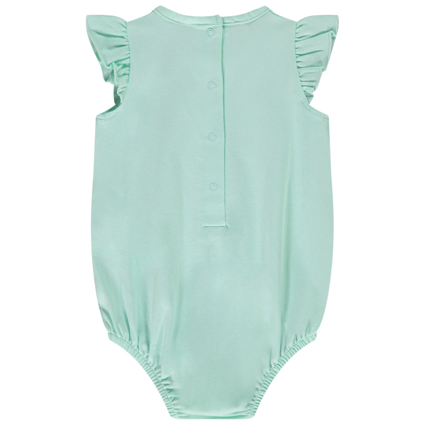 Combinaison corta de punto estampado hielo para niña 