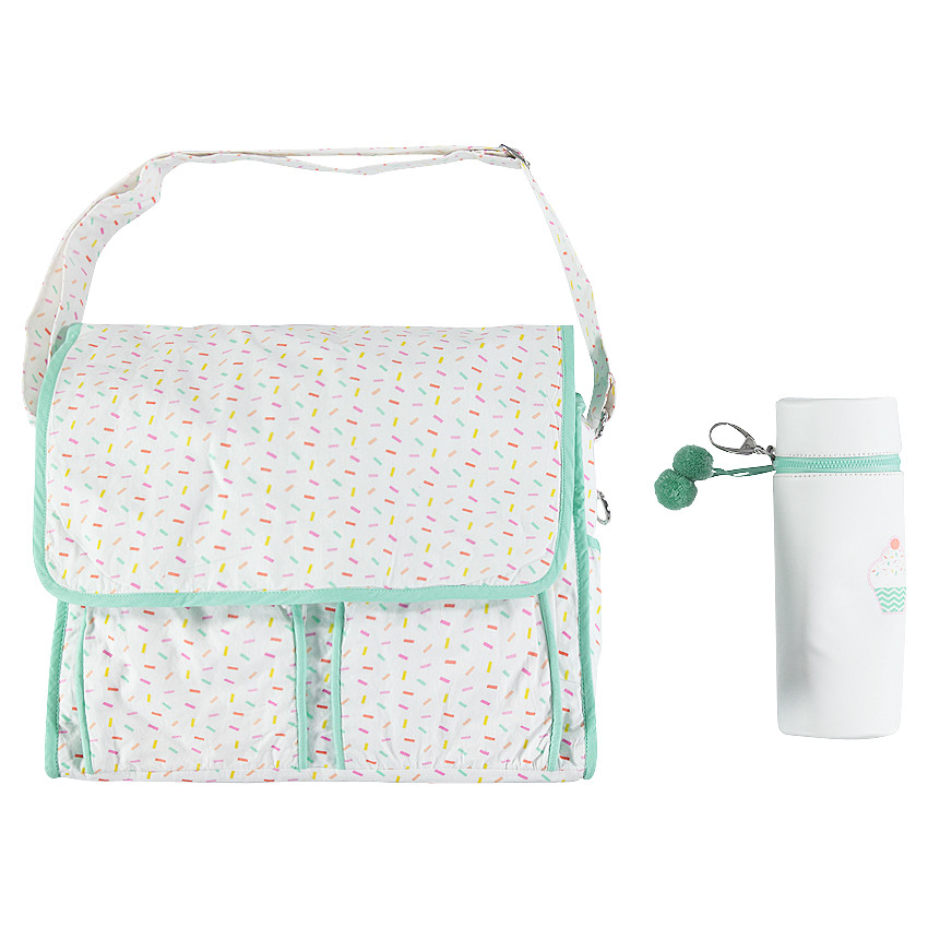 Bolso para bebé estampado con bolsa isotérmica 