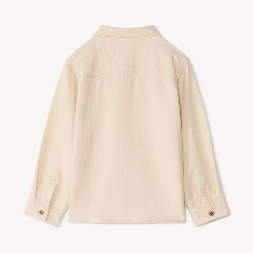 Camisa de manga larga lisa para bebé niño 