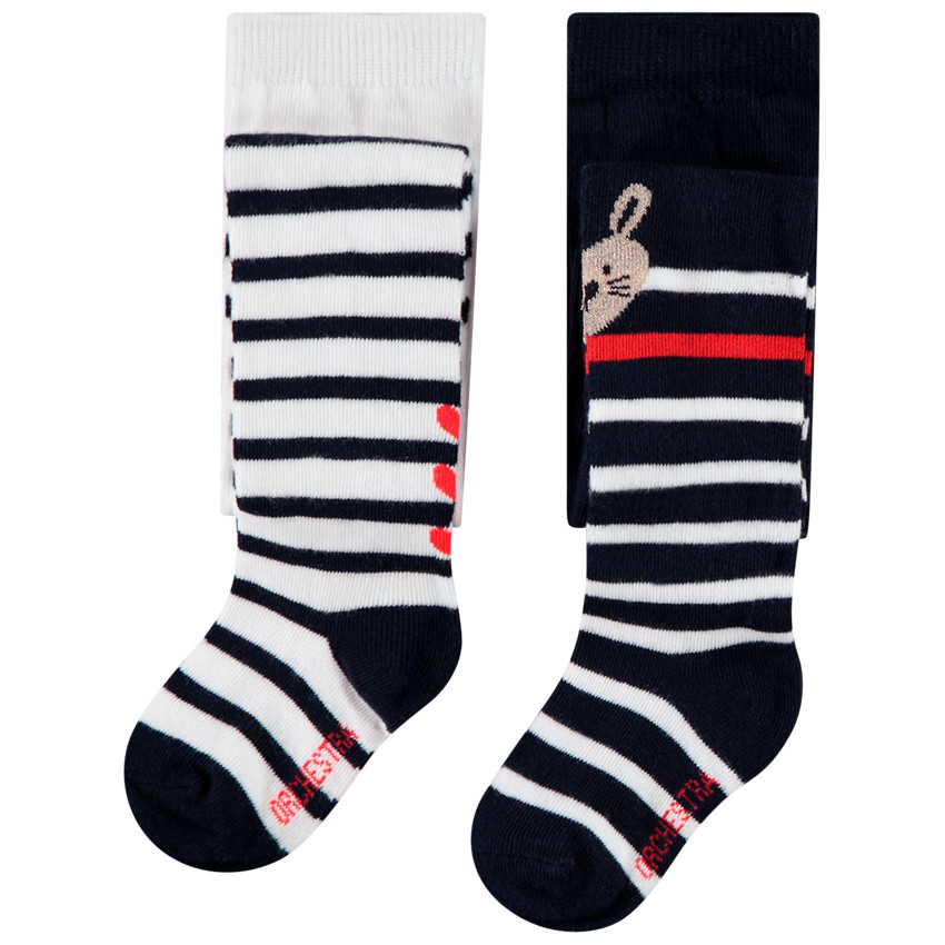 Pack de 2 leotardos estilo marinero 