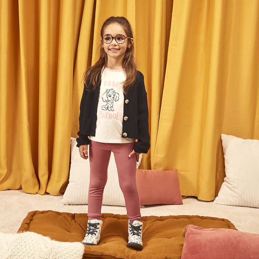 Camiseta de manga larga de jersey estampada Patrulla Canina para niña 