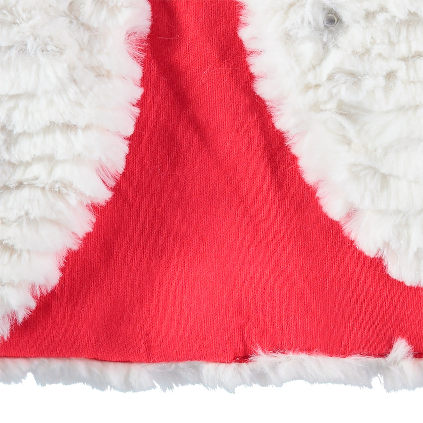 Chaleco de borreguillo con bordados Minnie en la espalda 