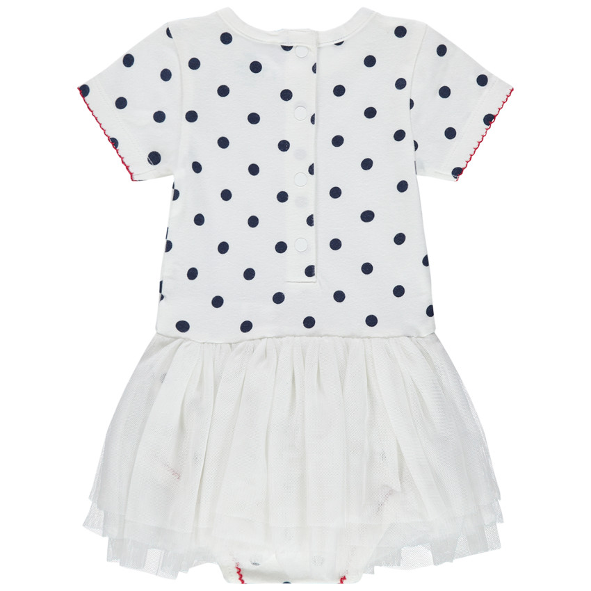 Body de manga corta con volante de tul y estampado de Minnie con brillo Disney  Additional Body de manga corta con volante de tul y estampado de Minnie con brillo Disney