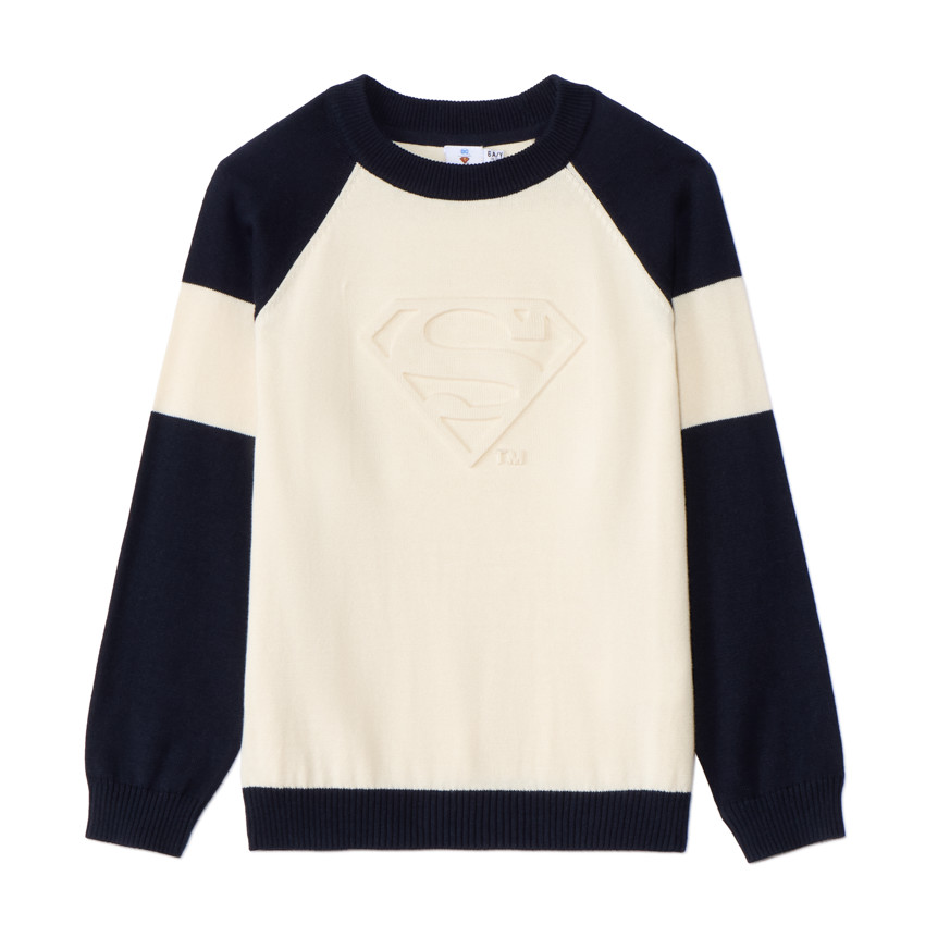 Jersey efecto colorblock Superman Warner para niño 