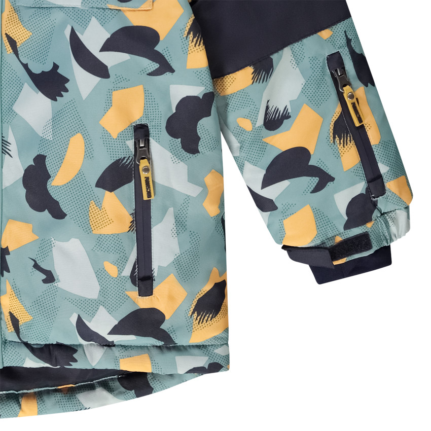 Blusón de esquí con capucha desmontable impresa gráfica para niño  Additional Blusón de esquí con capucha desmontable impresa gráfica para niño