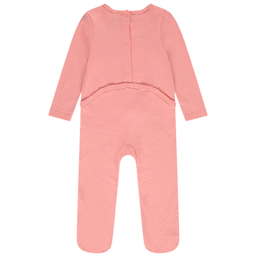 Pelele de punto de rayas con parche de Looney Tunes para niña 