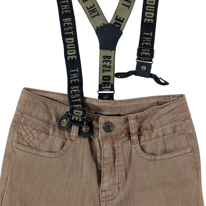 Pantalón liso con tirantes amovibles   Additional Pantalón liso con tirantes amovibles
