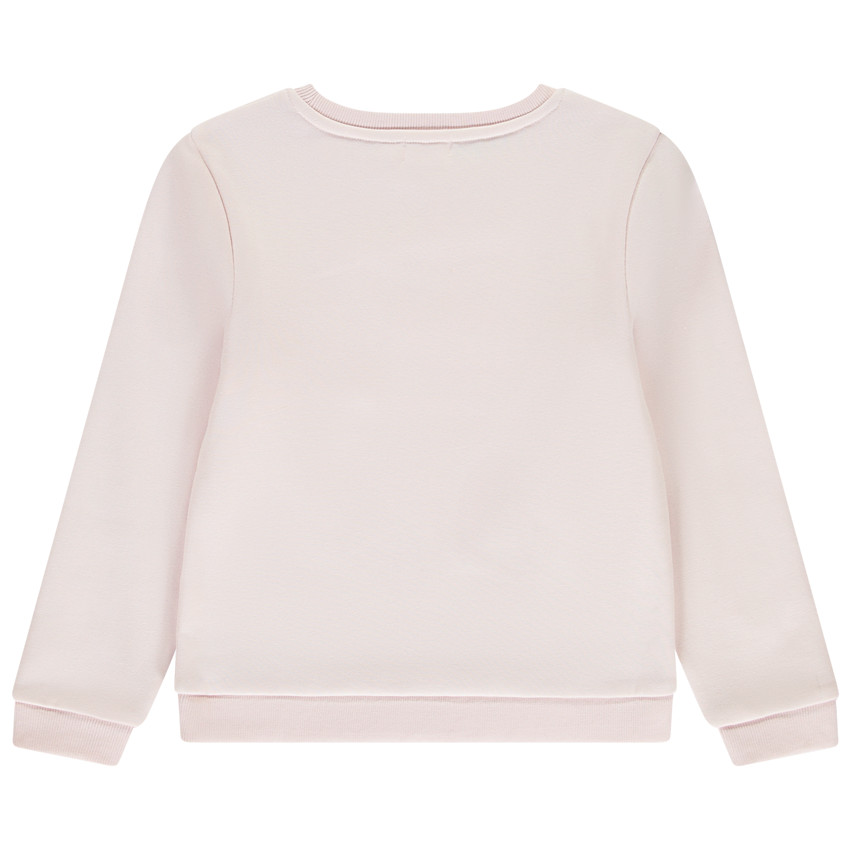 Sudadera de felpa estampada niña 