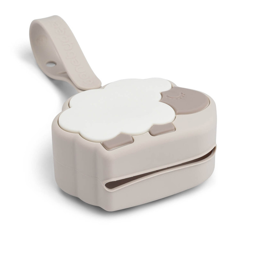 Portachupetes de silicona Sheepy arena 