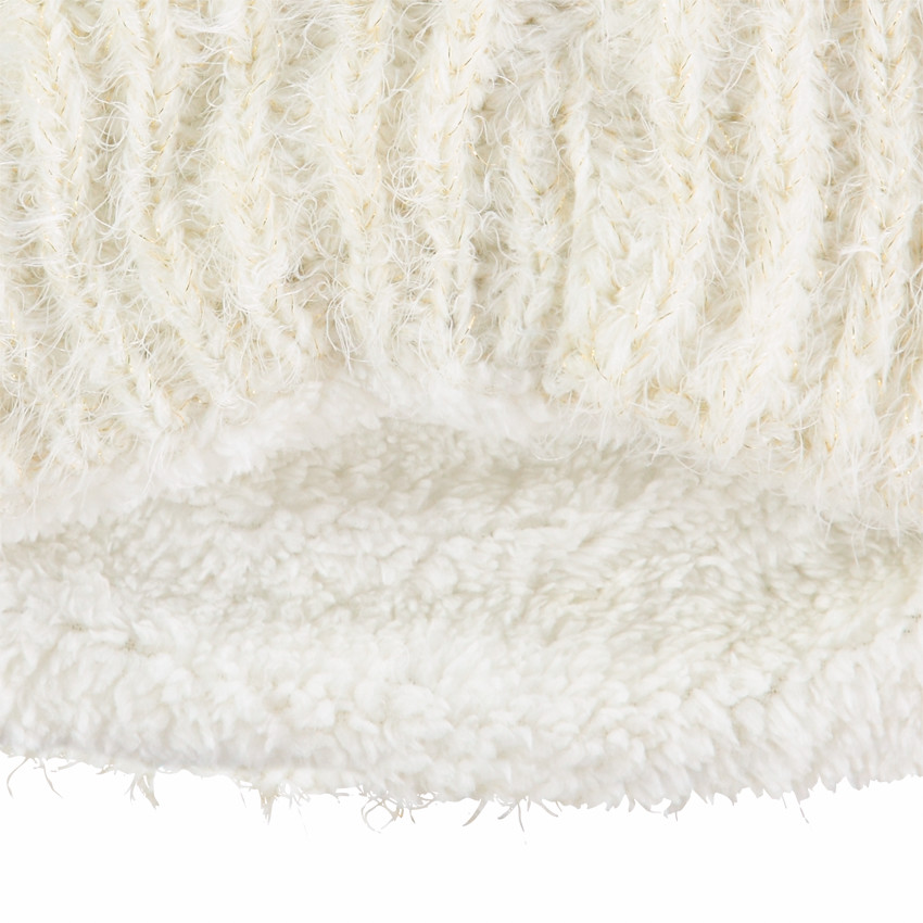 Snood de punto con efecto pelo y forro de borreguillo  Additional Snood de punto con efecto pelo y forro de borreguillo