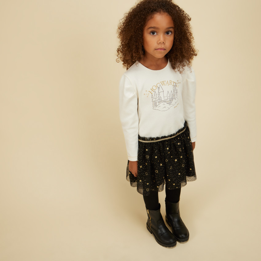 Vestido de fiesta efecto 2 en 1 Harry Potter Warner para niña 