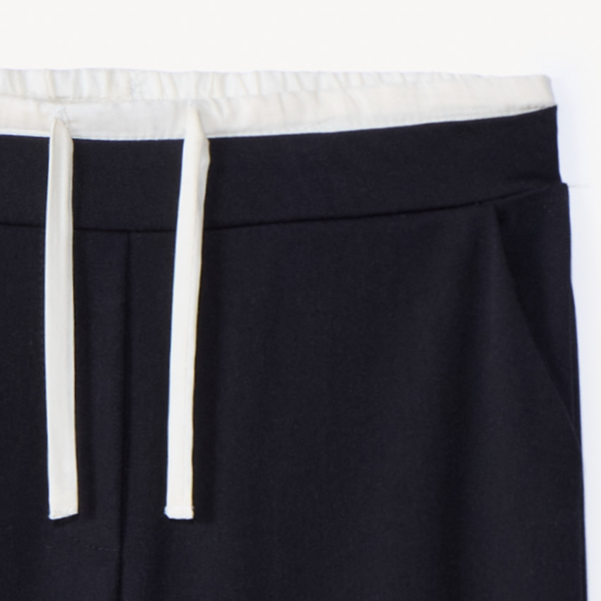 Pantalón efecto 2 en 1 de franela niña 