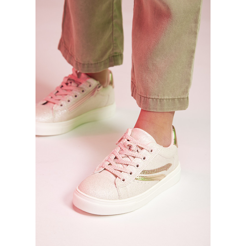 Pantalón fluido de lyocell liso para niña 