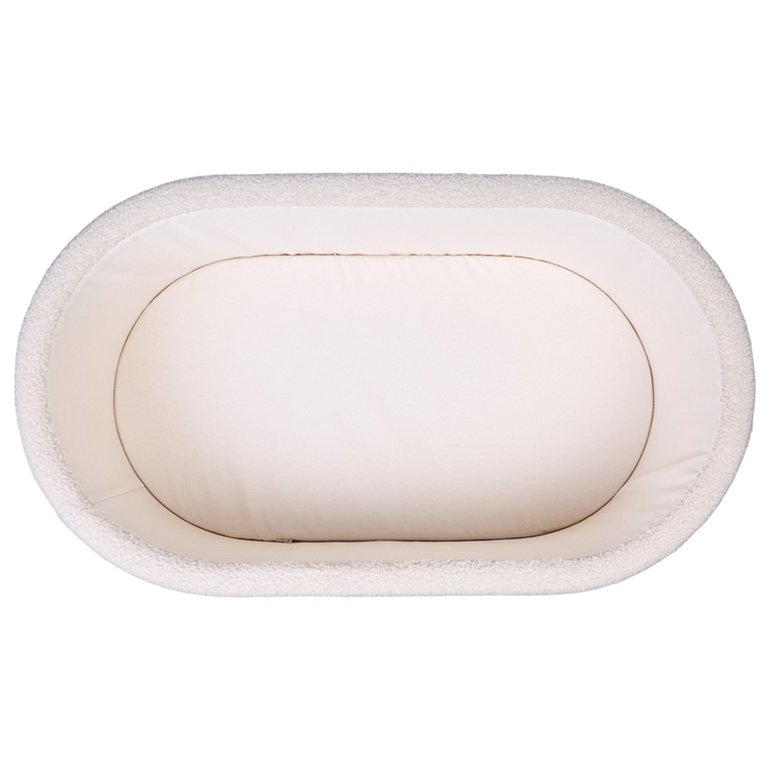 Berceau Teddy & Table d'enfant 2-en-1 Ecru 