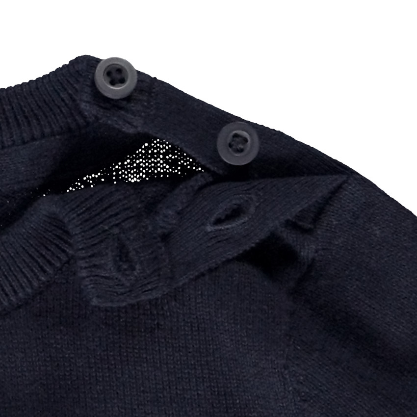 Jersey de punto con estampado de tiburón para bebé niño 