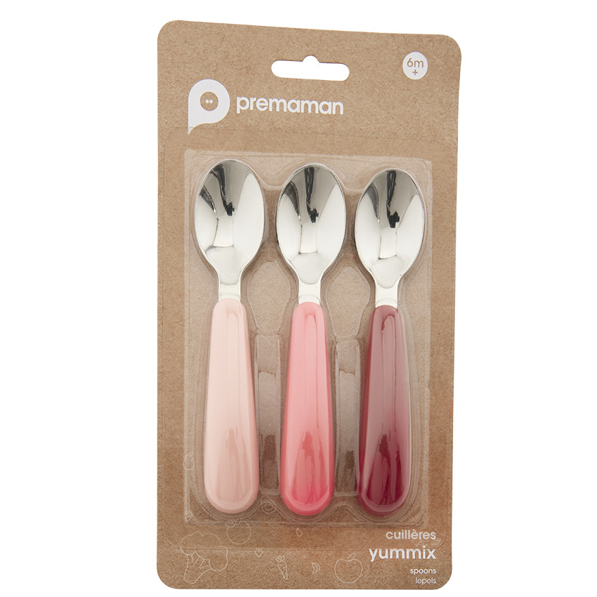 Lote de 3 cucharas de metal Yummix rosa  Additional Lote de 3 cucharas de metal Yummix rosa