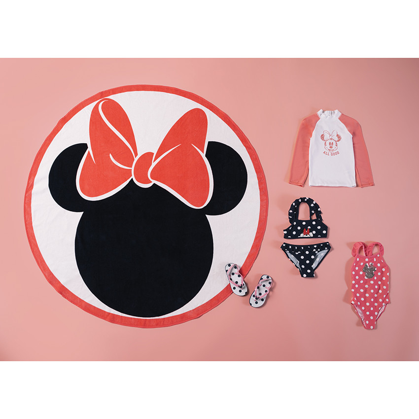 Chanclas con estampado de lunares y parche de Minnie Disney para niña con tira según la edad  Additional Chanclas con estampado de lunares y parche de Minnie Disney para niña con tira según la edad