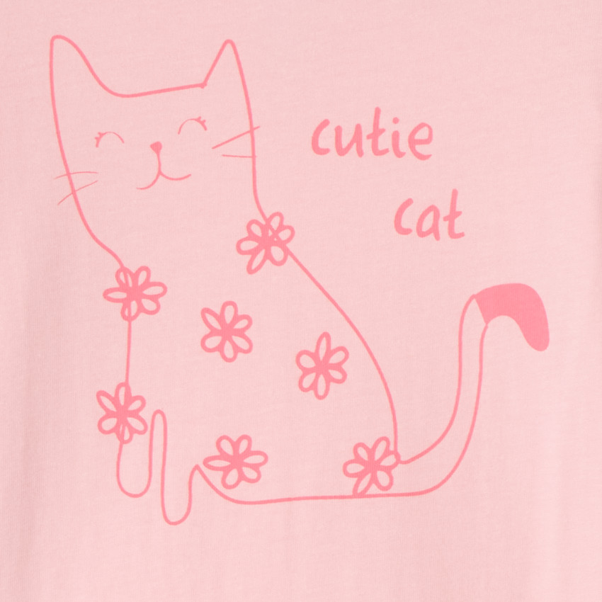 T-shirt manches longues printé pour bébé fille 