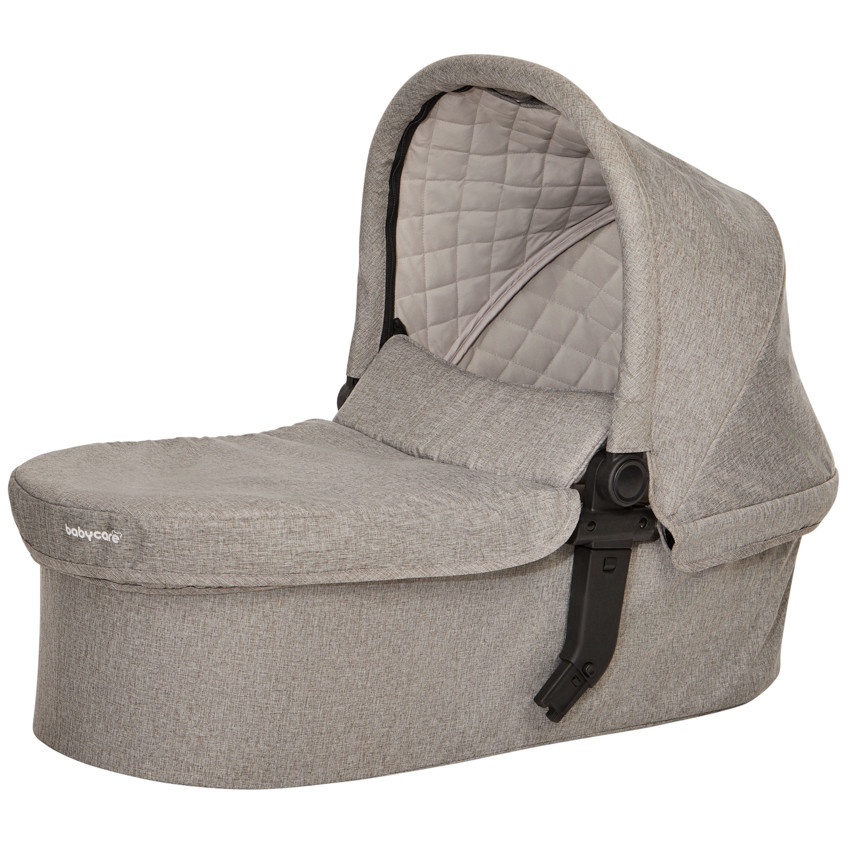 Carrito de bebé trio Triade con silla de coche y capazo gris 