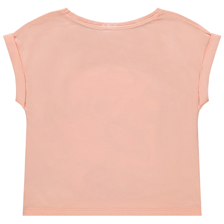 Camiseta manga corta estampado frutas 