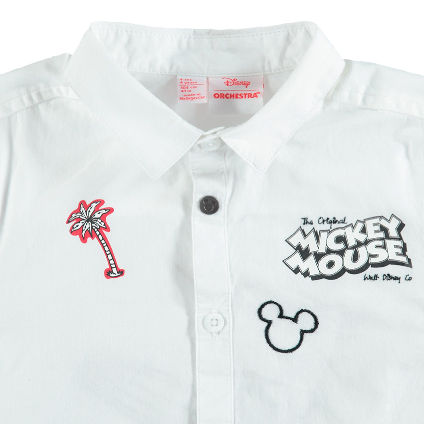 Camisa de manga corta con estampados de Mickey ©Disney 