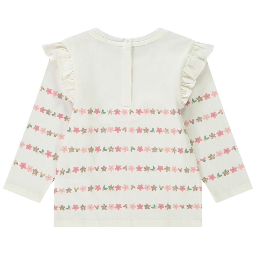 Camiseta de rayas con volantes para bebé niña  Additional Camiseta de rayas con volantes para bebé niña
