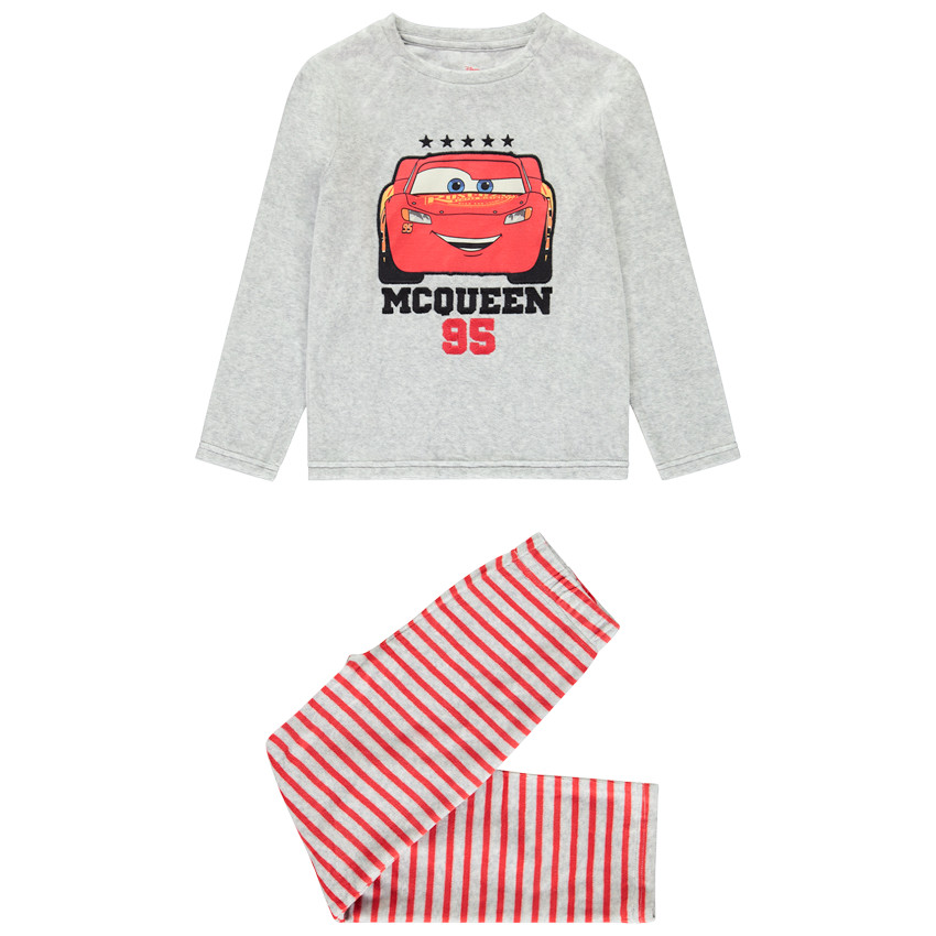 Pijama de terciopelo Flash McQueen Disney para niño 