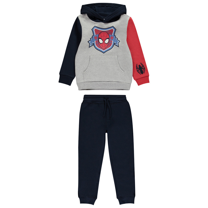 Conjunto de chándal efecto color block Spider-Man Marvel para niño 