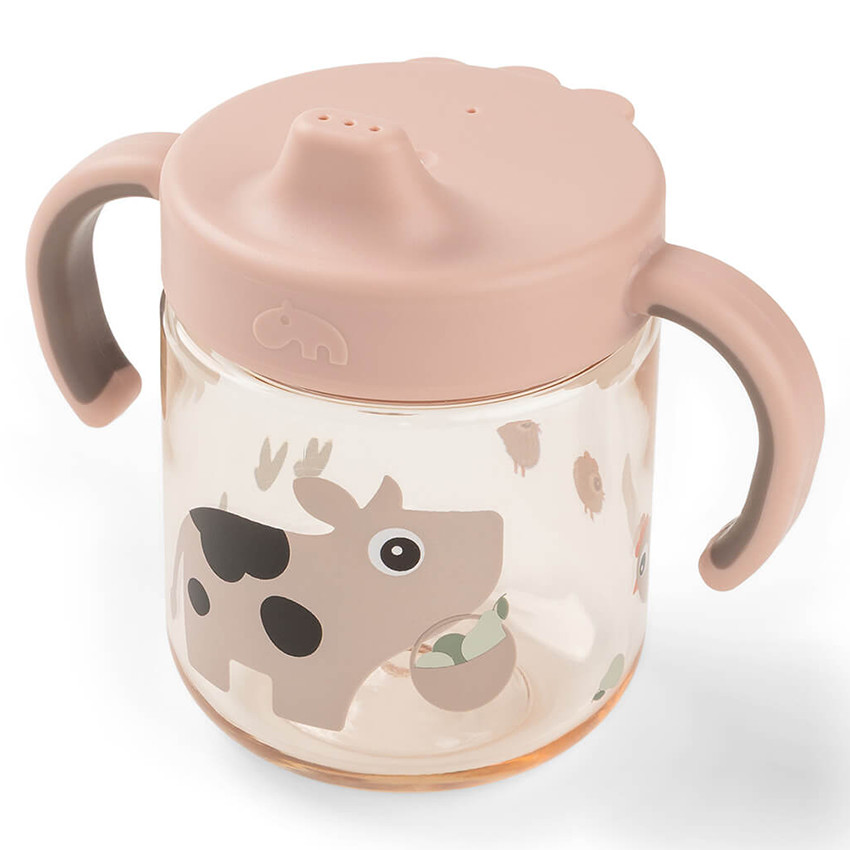 Taza de aprendizaje Tiny Farm - Rosa 