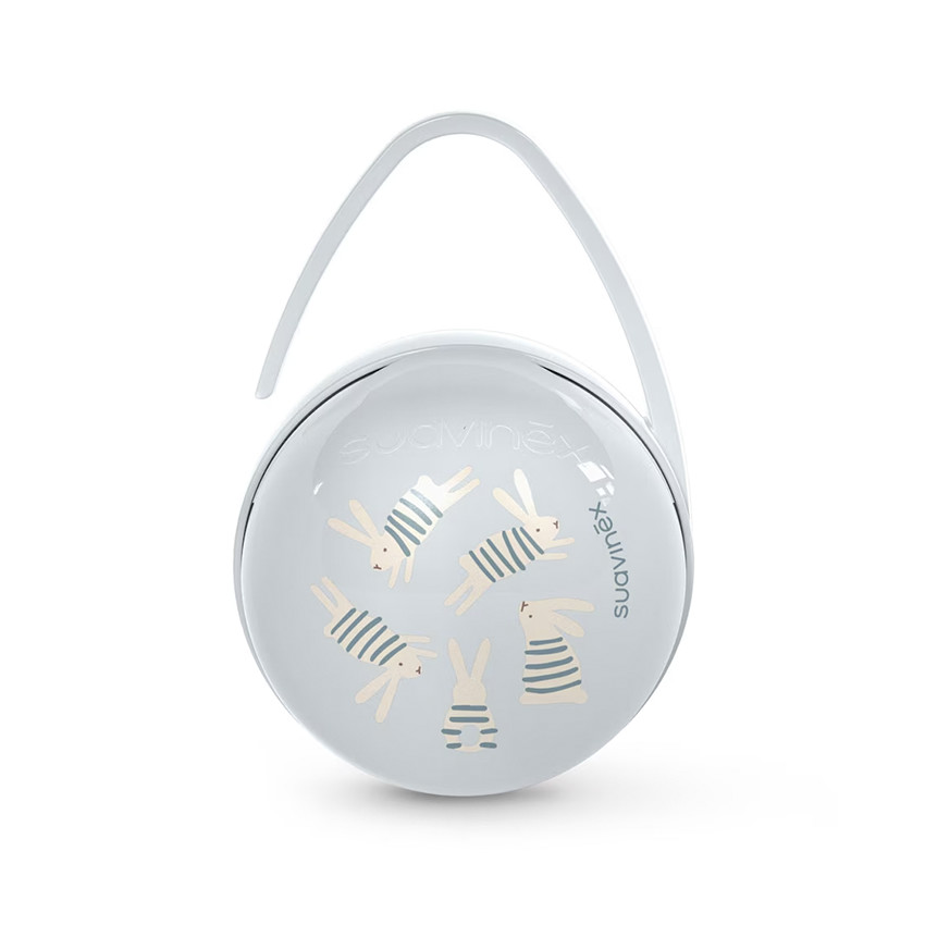 Portachupetes dúo Wonder Conejos azul 