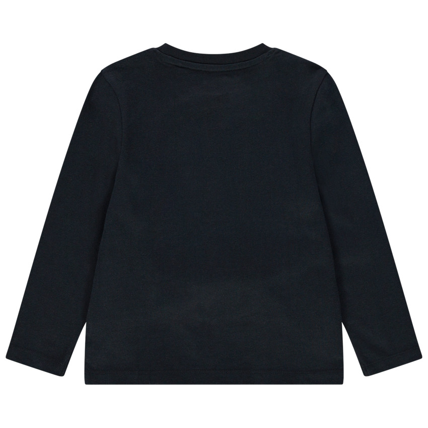 Camiseta de manga larga de algodón estampada Dinosaurio  