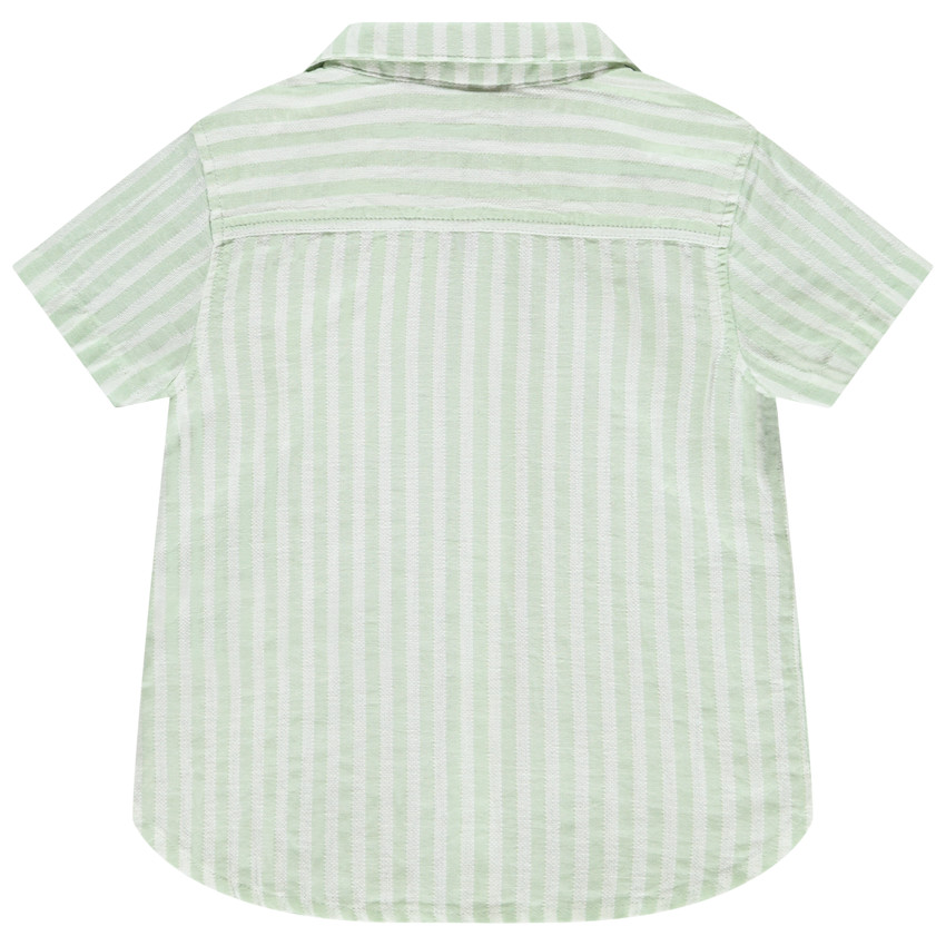Camisa de manga corta a rayas para bebé niño 