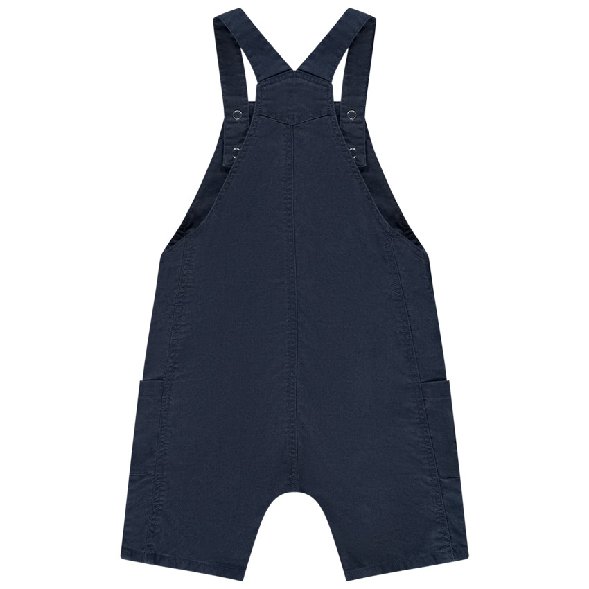 Pelele corto de tela unida para bebé niño 