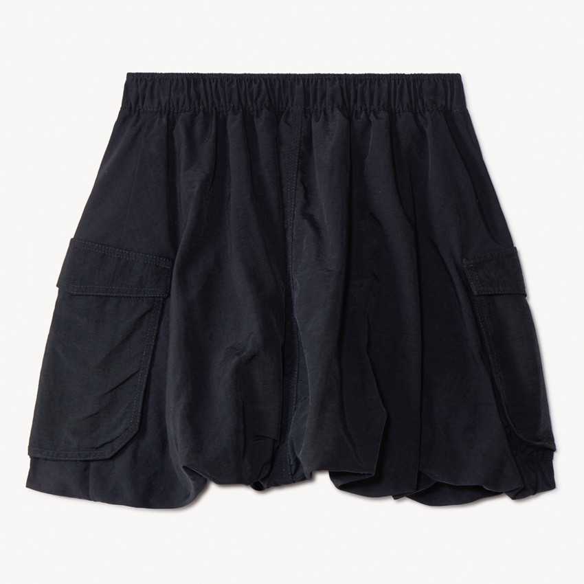 Falda lisa de tela de paracaídas para niña 