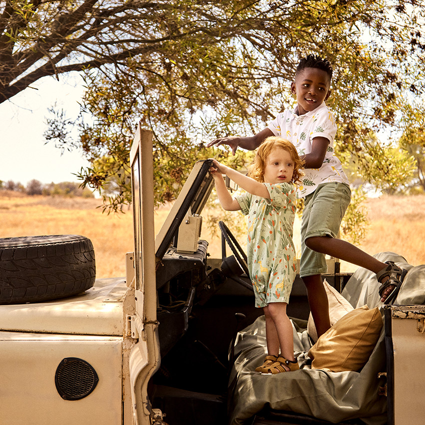 Polo manga corta estampado arty fantasía para niño 