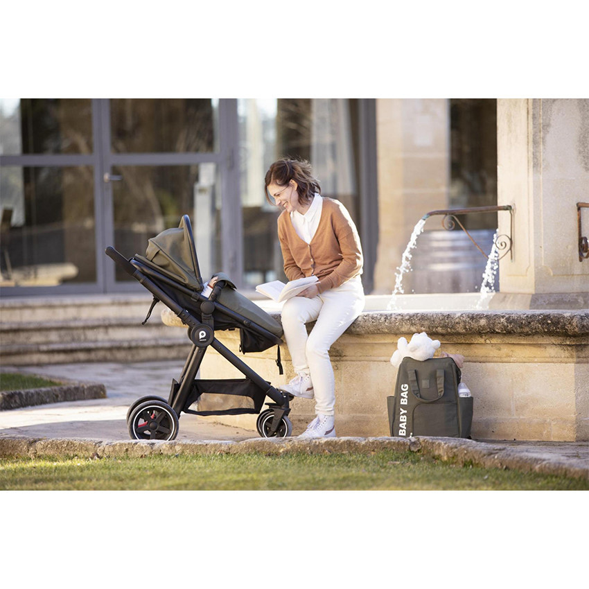 Carrito dúo Théa 2 en 1 kaki negro 