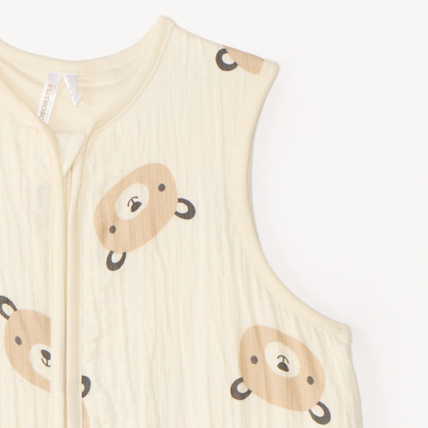 Saco de dormir sin mangas TOG 0,5 con estampado de oso para bebé niño 