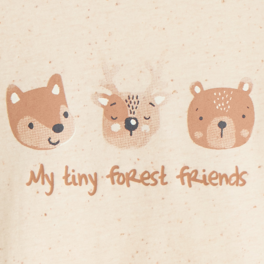 T-shirt manches longues print animaux pour bébé garçon 