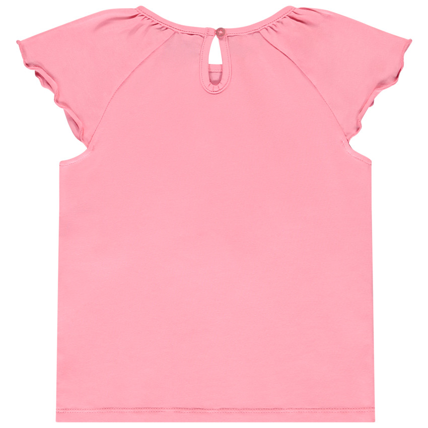 Camiseta de manga corta con flor de ganchillo para niña  Additional Camiseta de manga corta con flor de ganchillo para niña