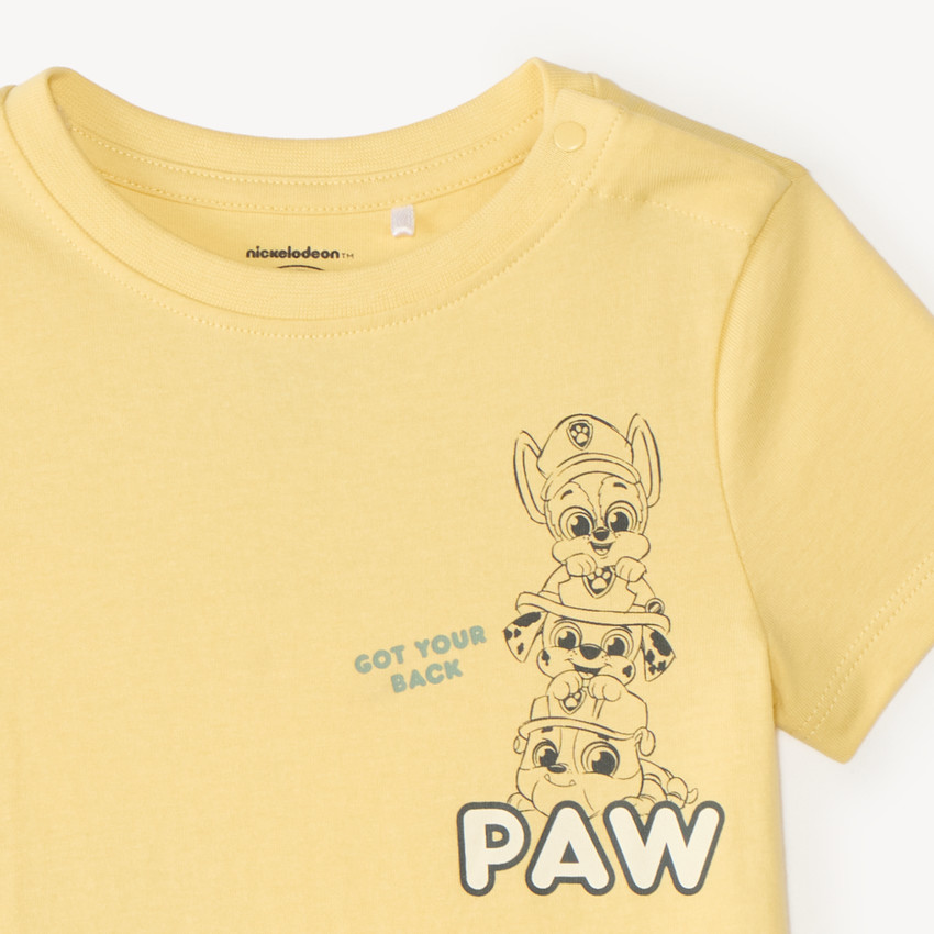 Camiseta de manga corta oversize con estampado de Patrulla Canina para bebé niño 