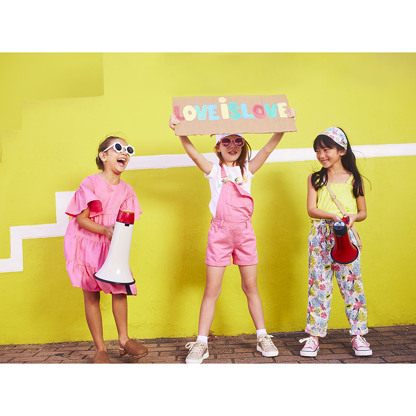Diadema de lyocell estampado exótico para niña 